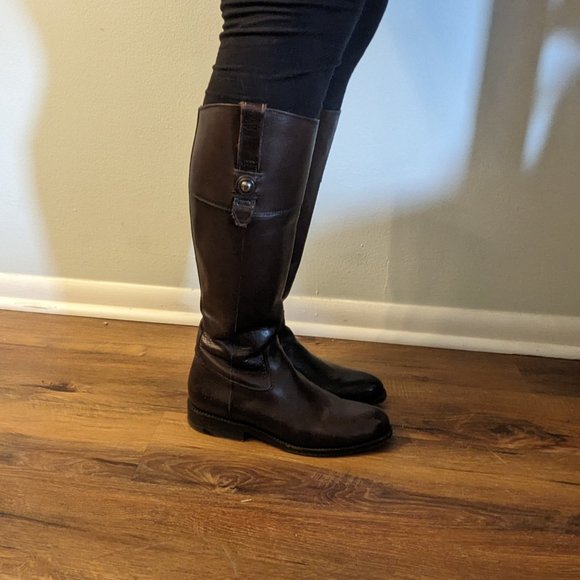 Frye Zip Up Riding Boots - Picture 2 of 9